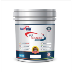 Rainbow All Round Exterior Emulsion Paint White 3.64 Liter