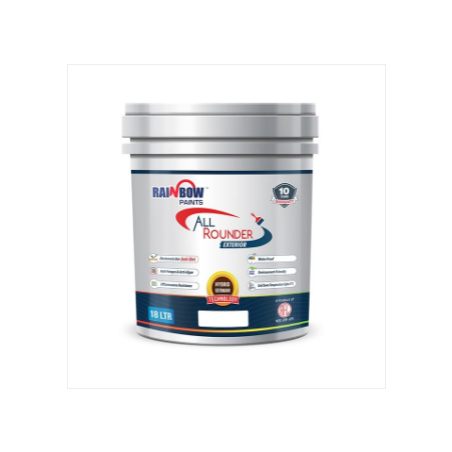 Rainbow All Round Exterior Emulsion Paint White 18 Liter