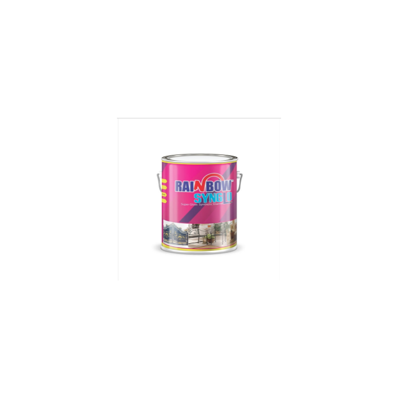 RAINBOW Synglo Synthetic Enamel Paint 0.91 Ltr Black