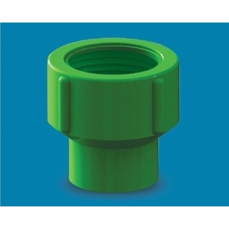 RFL UPVC Thread R-Socket 1.5'' X 1/2'' Green