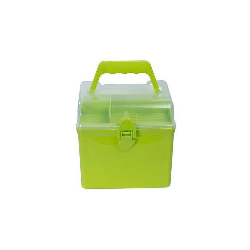 Multipurpose Sq Box-Lime Green