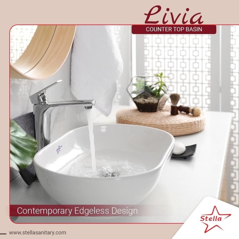 Stella Livia Counter Top Basin (Code-2302)