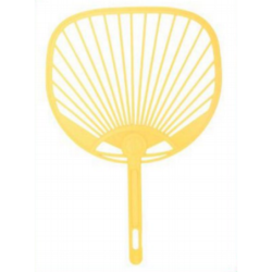 Net Hand Fan Red -TEL