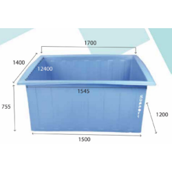 SIB-08 Industrial Basket 1300LTR  Blue