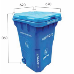 SD 06 - Wheel 240Ltr (SM Blue)