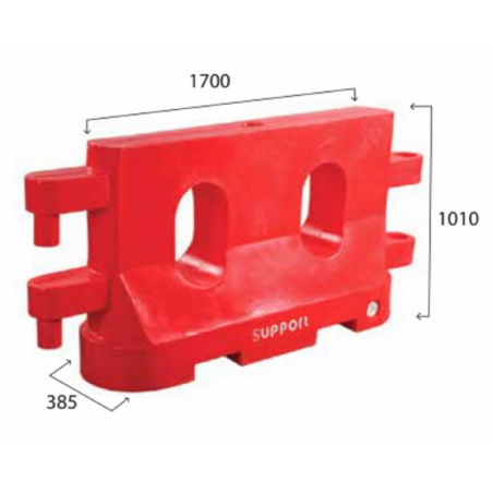 Road Barrier-02 (Red)