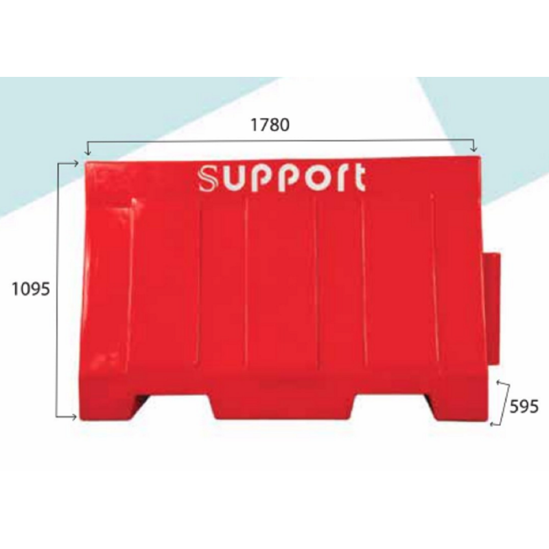 Road Barrier 5 (Red)