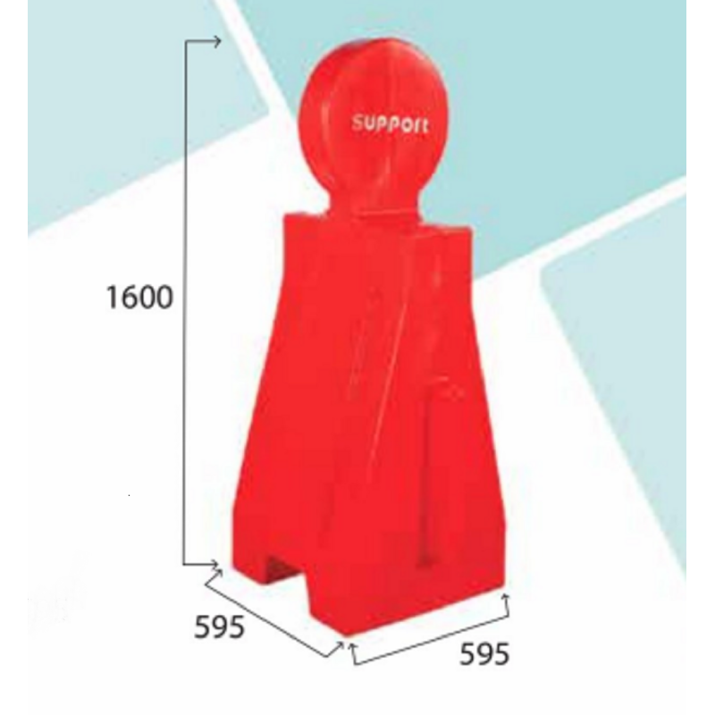 Road Barrier 6 (Red)