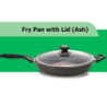 TPR NS Glamour Fry Pan with Lid (Ash) -30 CM