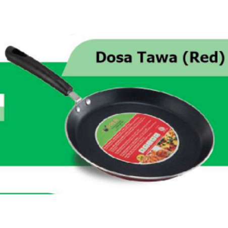TPR NS Glamour Dosa Tawa (Red) - 26 cm