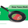 TPR NS Glamour Dosa Tawa (Red) - 26 cm