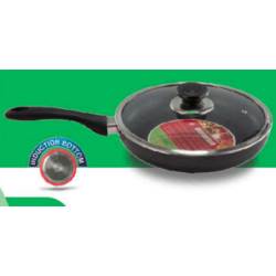 TPR NS Glamour Fry Pan with Lid IB (Ash) - 26cm