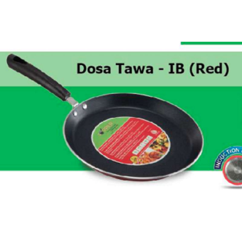 TPR NS Glamour Dosa Tawa IB (Red) - 26 cm