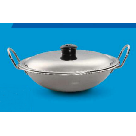 PB SS Karai With Lid- 3