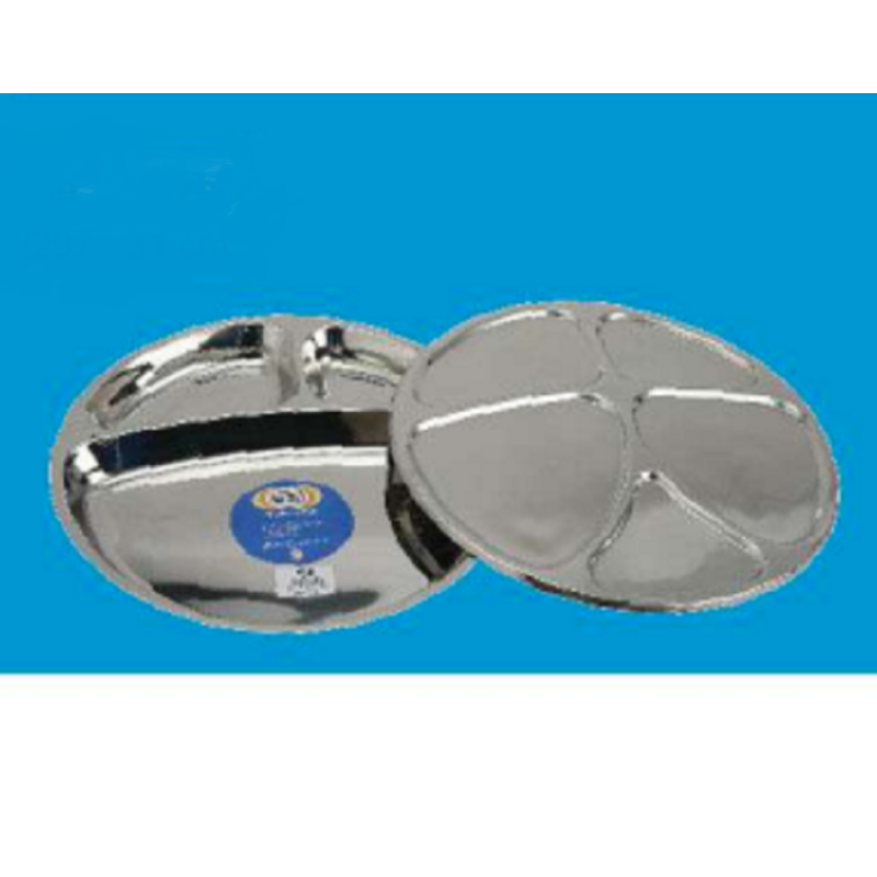 PB SS Multi Chamber Dish with Lid - 31 CM