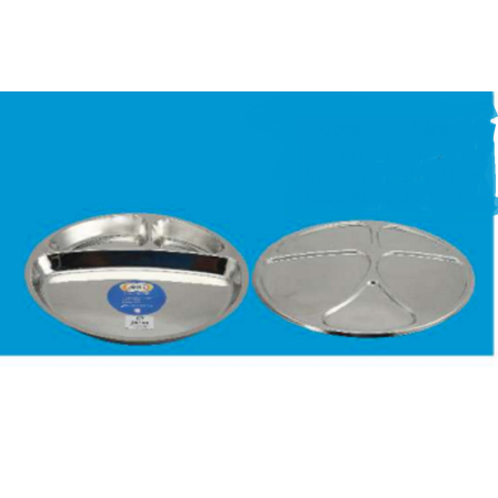 PB SS Multi Chamber Dish Lid - 31 CM