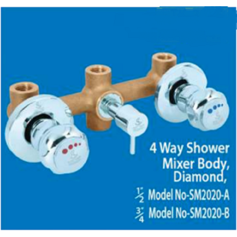4 Way Shower Mixer Body
