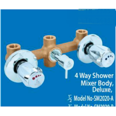 4 Way Shower Mixer Body