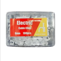 Cable Clips 6mm  (Code-7987)