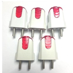 Multi Color Power Two Pin Plug (Pitol)