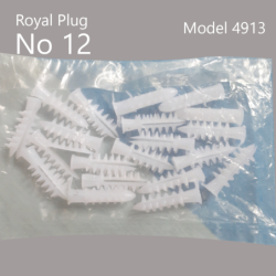 No 12 Royal Plug PVC Plastic