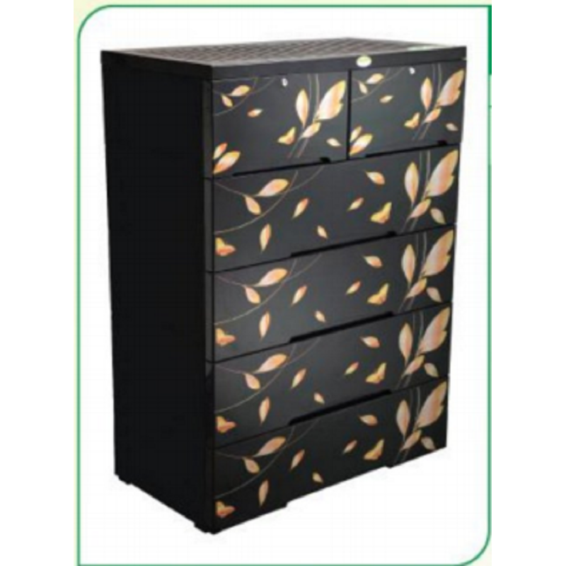 Supreme Wardrobe (Double-5D)-Golden Black