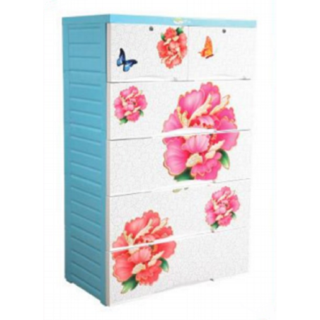 Supreme Wardrobe (Double-5D) - Dhalia Aqua-TEL