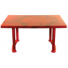 6 Seated Square Table-R/W (P/L)-TEL