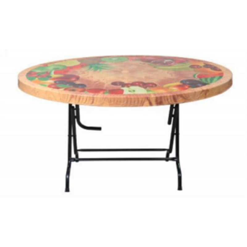 6 Seated Deluxe Table-Print Sandal Wood (S/L)-TEL
