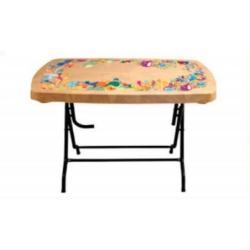 4 Seated Deluxe Table -Print Sandal Wood (S/L)-TEL