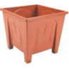 Square Flower Tub 13"-RW (20L)-TEL