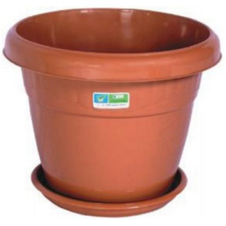 Flower Tub with Tray 11"-SW (7L)-TEL