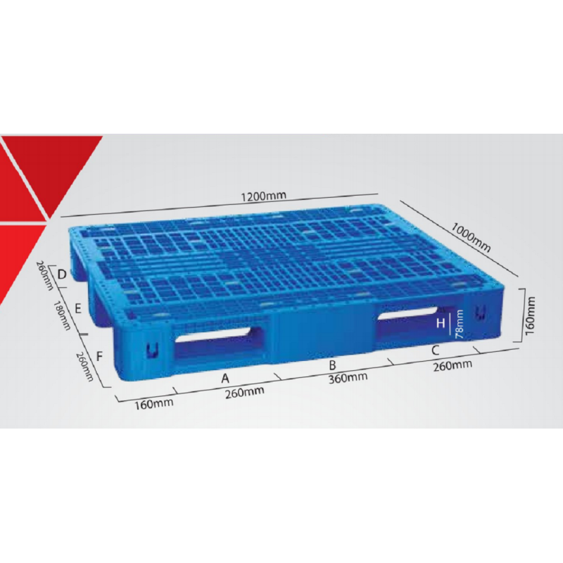 Industrial Pallet Double (120X100X16) CM