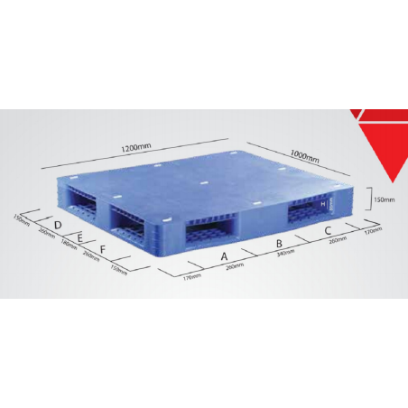 Pharma Pallet Solid (120.5X100X15) CM
