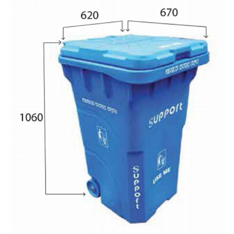 SD 06 - Wheel 240Ltr (SM Blue)