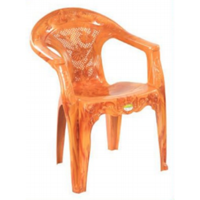Elegant Chair With Arm S/W (Flower) -TEL