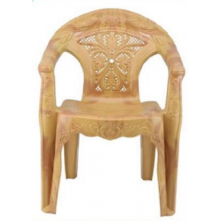 Garden Chair with Arm (Deluxe)  Sandal Wood-TEL