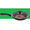 TPR NS Regular Fry Pan with Lid (Black) - 26 cm