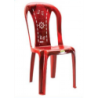 Supreme Deco Chair Armless Rose wood (Flower)-TEL