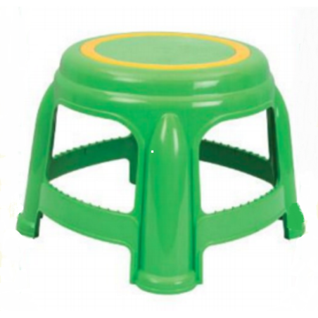 Round Stool Without Print Parrot Green-TEL