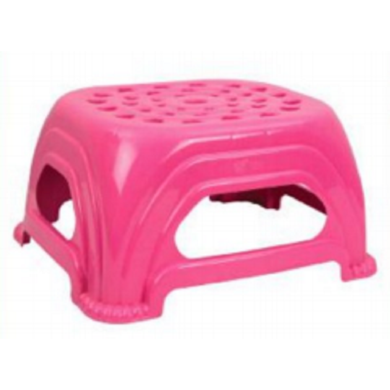 Round Stool Without Print Blue-TEL