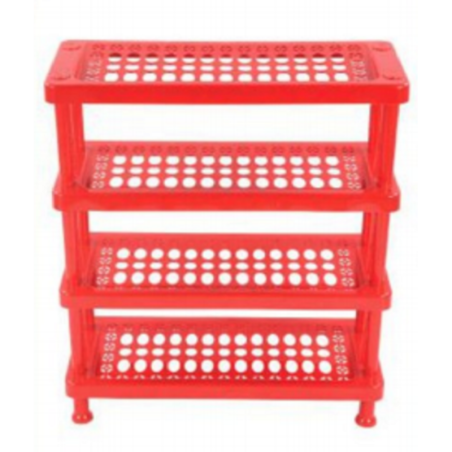 Shoe Rack-3 Part  Red TEL