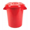 Drum Bucket 40L Red With Lid-TEL