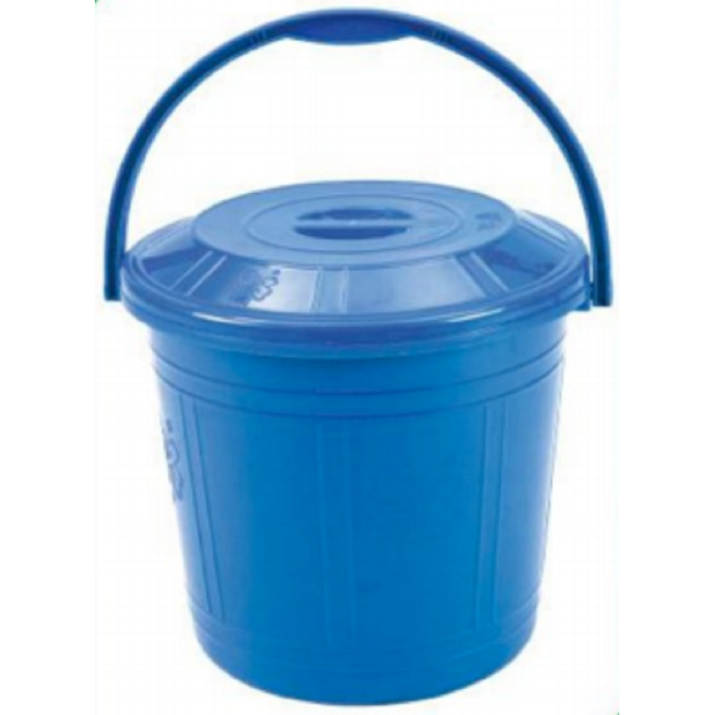 Classic Bucket 5L Blue With Lid-TEL