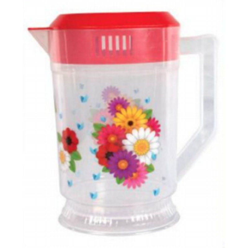 Premium Jug Printed 1 Ltr (Transparent)-TEL