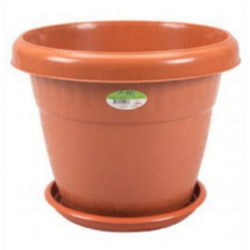 Flower Tub with Tray 12"-RW...