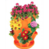 Vertical Gardening Flower tub 3 Pcs Set Brown-TEL