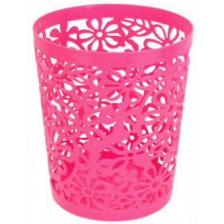 Paper Basket Flower Pink-TEL