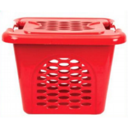 Laundry Basket Red- TEL