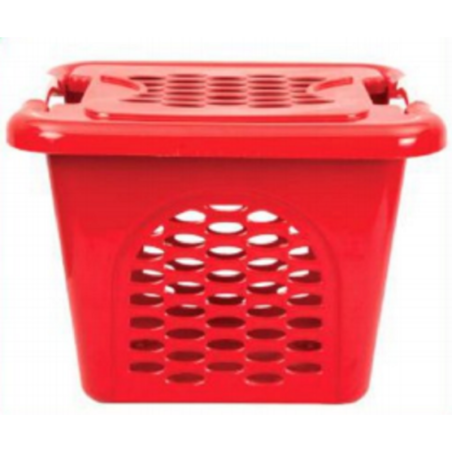 Laundry Basket Red- TEL